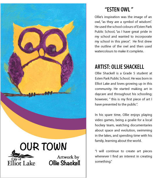 Ollie Shackell's "Esten Owl" Banner Art and Biography