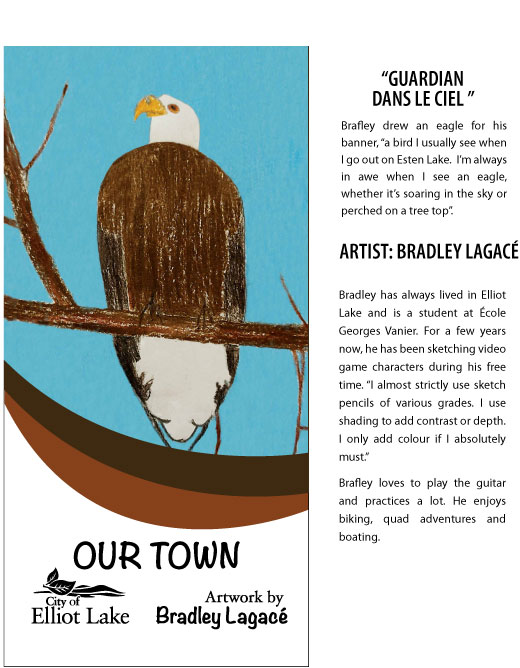 Bradley Lagace's "The Guardian" Banner Art and Biography