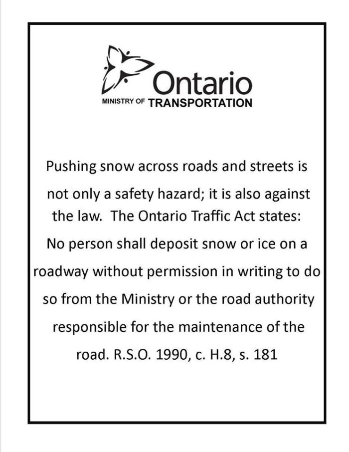 Ontario Traffic Act