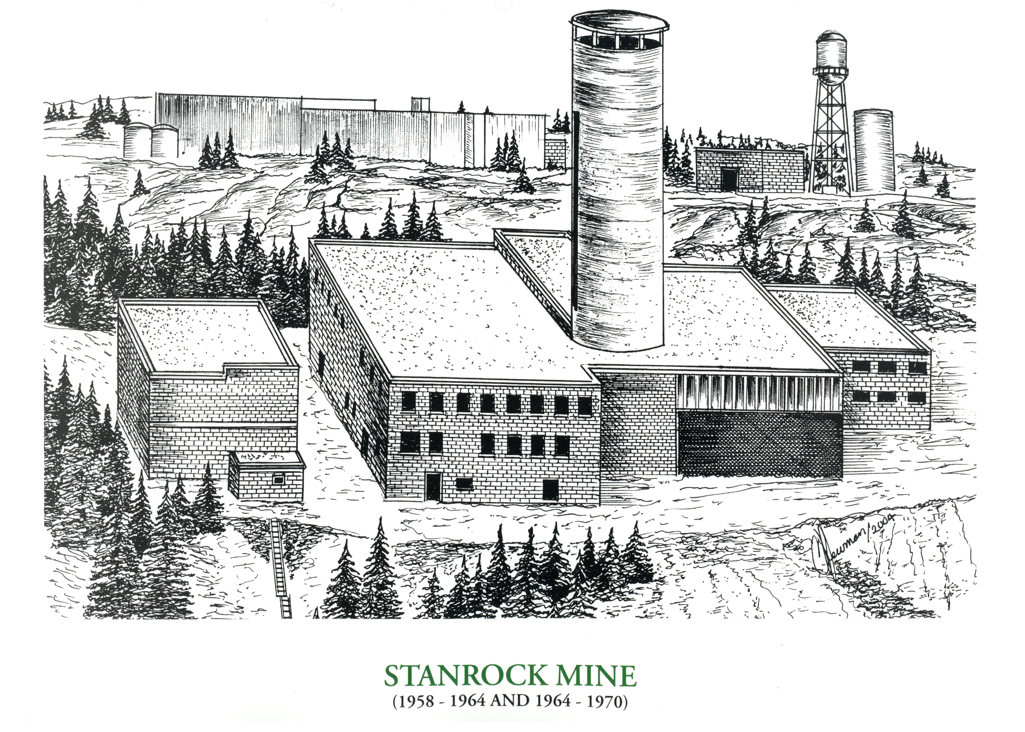 Artwork of Stanrock Mine