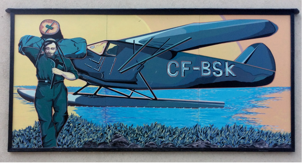 Back-Door Staking Bee Mural