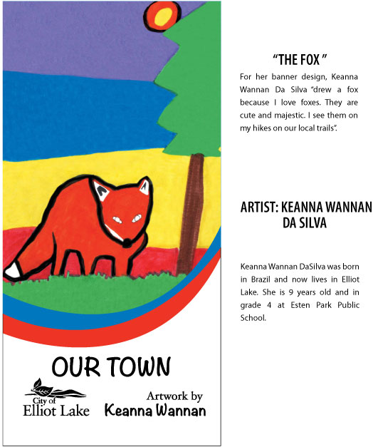 Keanna Wannan Da Silva's "The Fox" Banner Art and Biography