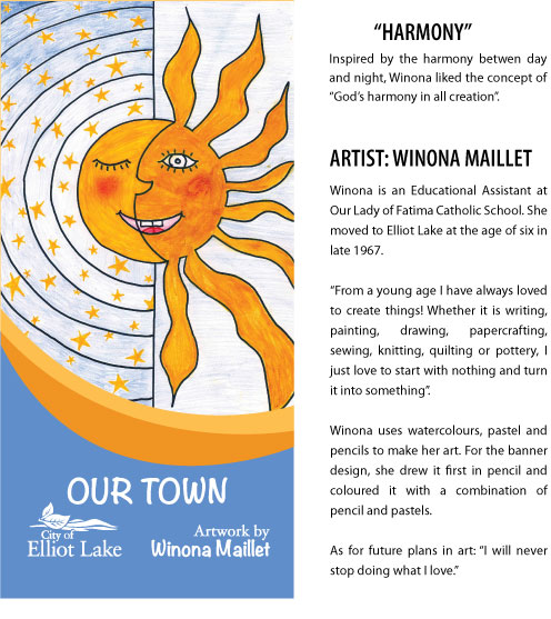 Winona Maillet's "Harmony" Banner Art and Biography