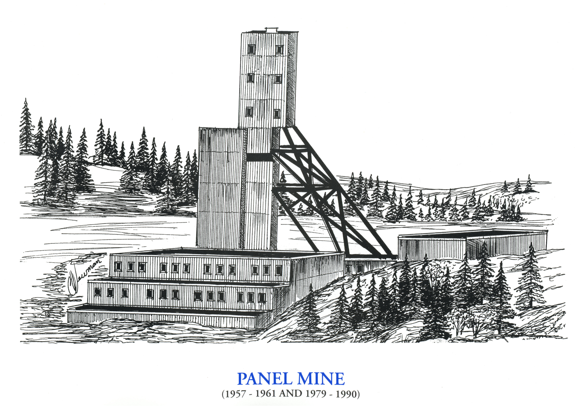 Artwork of Panel Mine