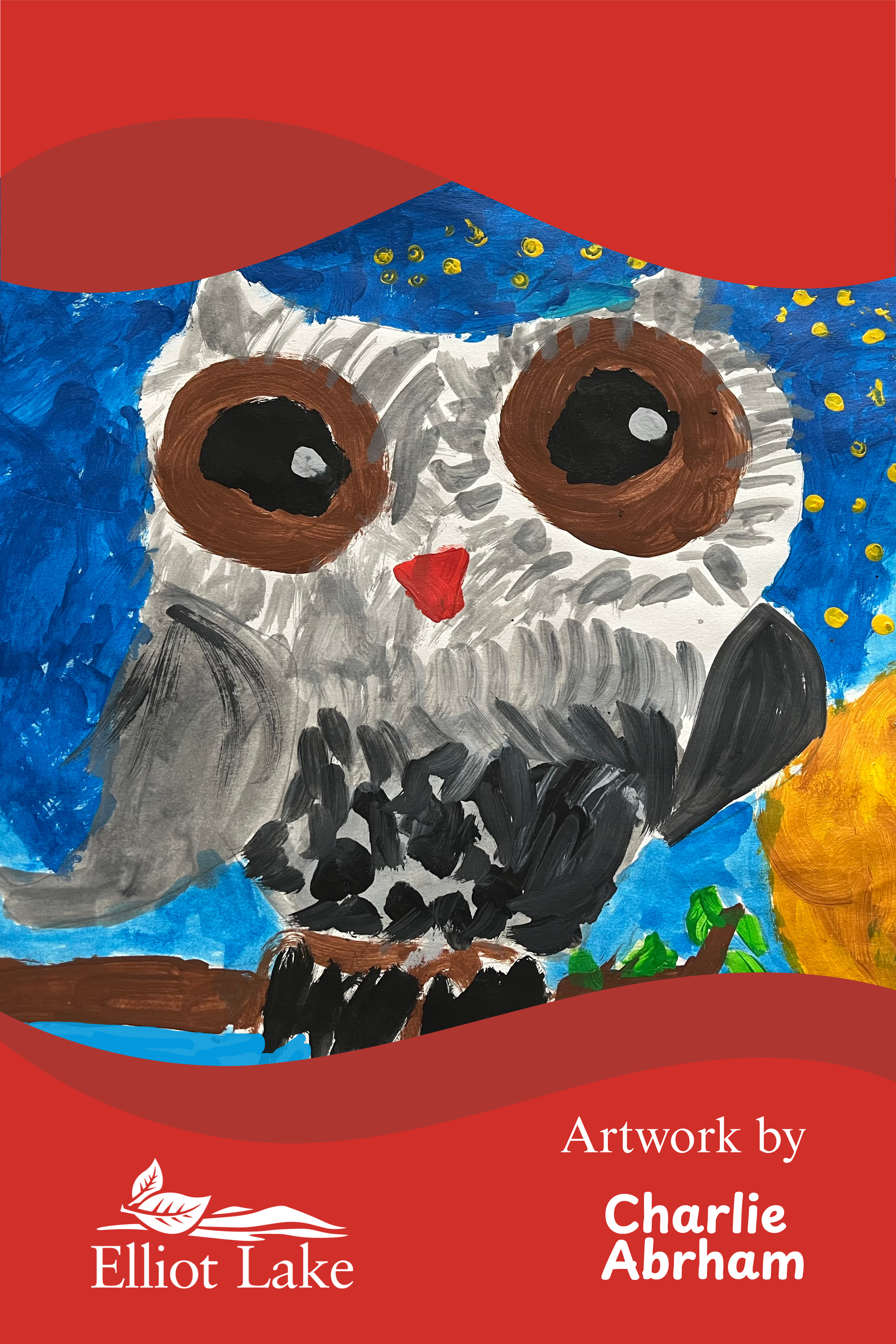 Charlie Abraham's Owl in the Night Banner